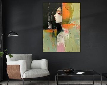 Vrouw Profiel van Kunst Kriebels