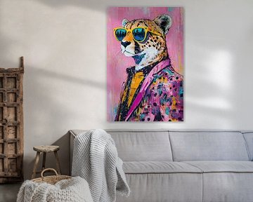 Hippe Panter met Zonnebril van OMG Art