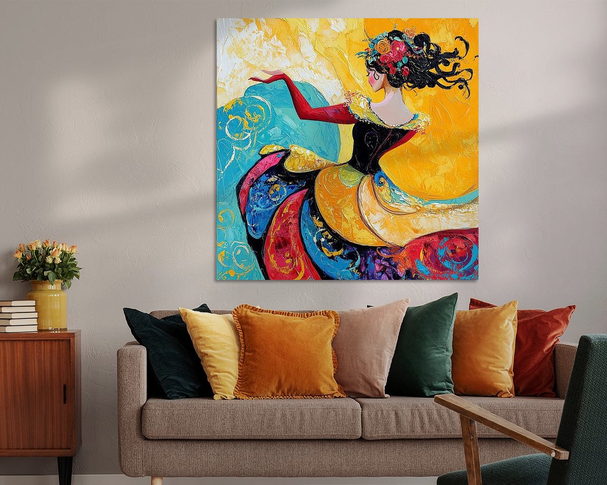 Example of the artwork in a room