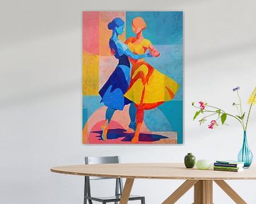 Freudentanz in leuchtenden Farben von Wunderbare Kunst