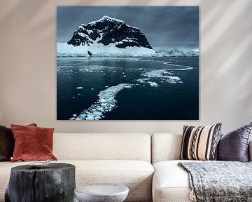 The dark waters of Antarctica by Anges van der Logt