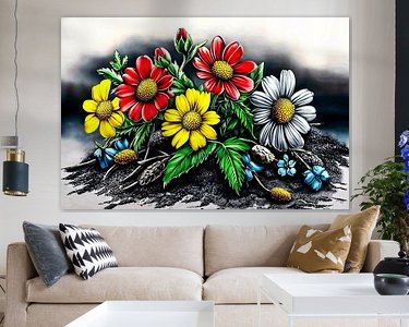 Example of the artwork in a room