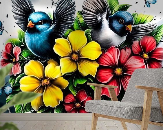 Example of the artwork in a room