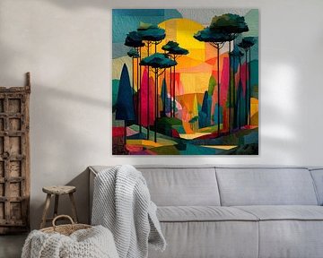 Bunte Landschaft