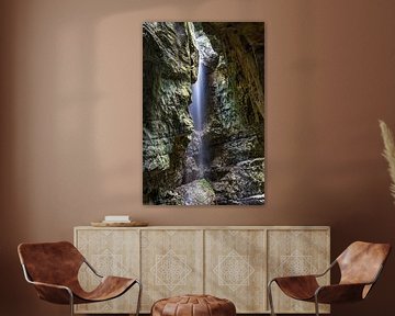 Wasserfall in der Breitachklamm nahe Oberstdorf in Bayern von Rico Ködder