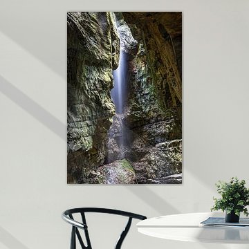 Wasserfall in der Breitachklamm nahe Oberstdorf in Bayern von Rico Ködder