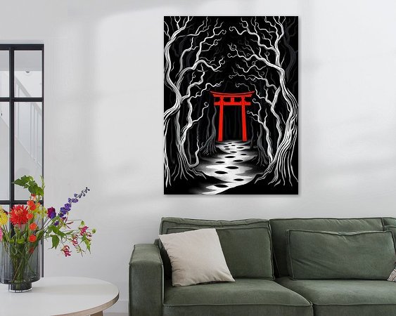 Example of the artwork in a room