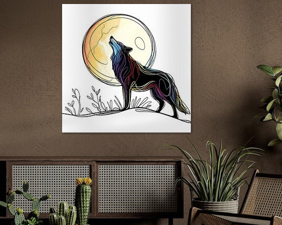 Example of the artwork in a room