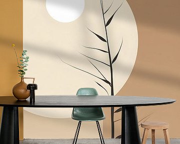 Minimalistischer Sonnenaufgang