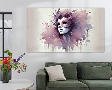 Venetiaans masker van Nicolette Vermeulen