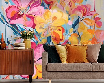 Floral Chaos - Botanische Farbexplosion