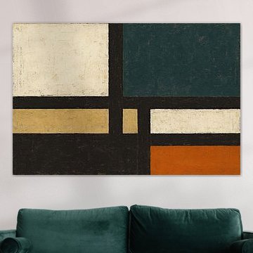 Abstraktes Bauhaus × Brutalismus Zwei von Moonheart Artworks
