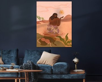 Coucher de soleil sur Arty Guava