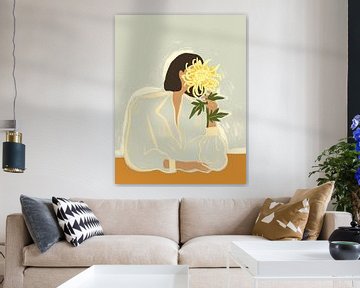 De chrysant van Arty Guava