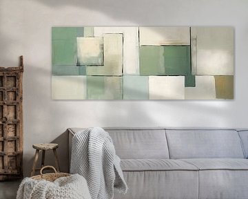 Geometrisch | Subtle Harmony Blocks van ARTEO Schilderijen