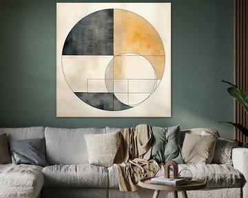 Geometrisch Schilderij met Cirkels van I ❤ Bloemen