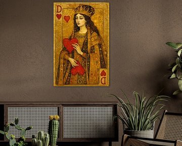 Hartenvrouw schilderij van Johannes