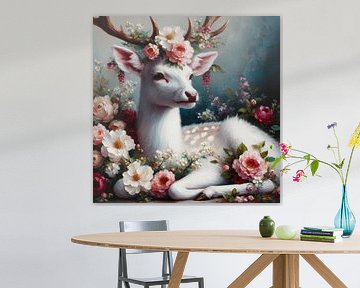 Fairy tale deer by Nicolette Vermeulen