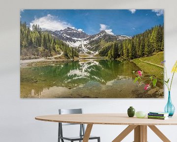 Klapfsee (1.680 m) in het Dorfertal, Obertilliach in Oost-Tirol van Christian Müringer