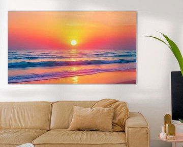 Coucher de soleil de la vie