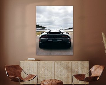 Lamborghini Huracan STO Grey Cloudy Sky 2