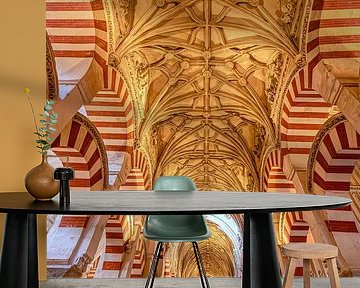 Moorse bogen in de moskee van Córdoba van Alexander Baumann