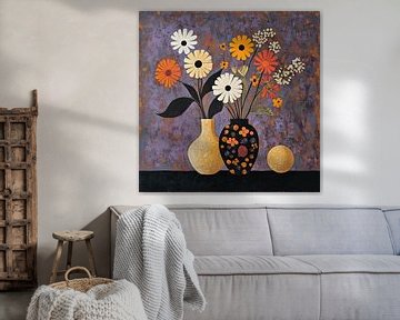Bloemen schilderij 92.5896 van ARTEO Schilderijen