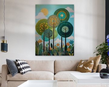 Colorful Tree Symphony in Nature van I ❤ Bloemen