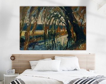 Willows along the Geul