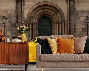 Klassieke gele Pontiac Sloper 1938 van Dirk Verwoerd