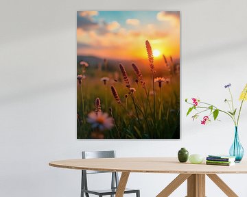 Sonnenuntergangszauber Himmel von Jean Pierre