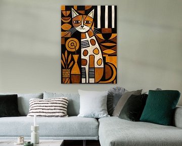 Kat Abstract van Jacky