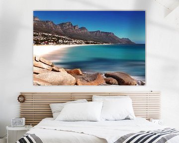 Strand-Lager-Bucht Kapstadt von Heleen van de Ven
