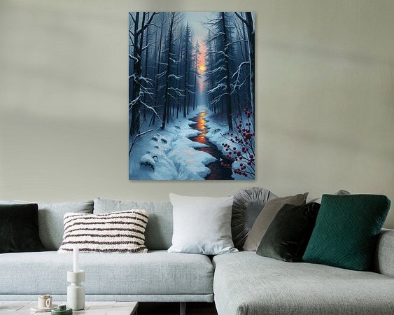 Example of the artwork in a room