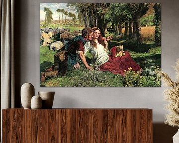 The Hireling Shepherd - William Holman Hunt