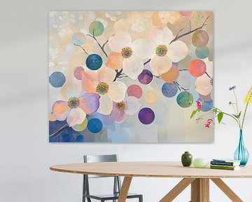 Blumenbild | Verträumter Blumenhintergrund von Wunderbare Kunst
