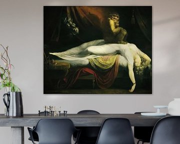 De nachtmerrie - Henri Fuseli van Accessible Art