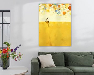 Yellow Plain by ARTEO Paintings