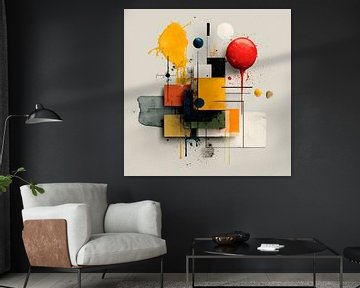 Mondrian Inspired by Harry Hadders Design