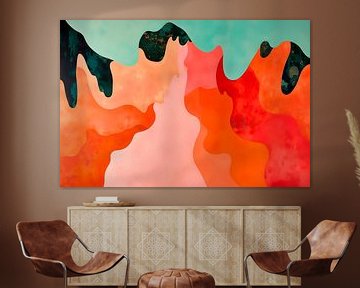 Vloeiende bergen van FRESH Fine Art