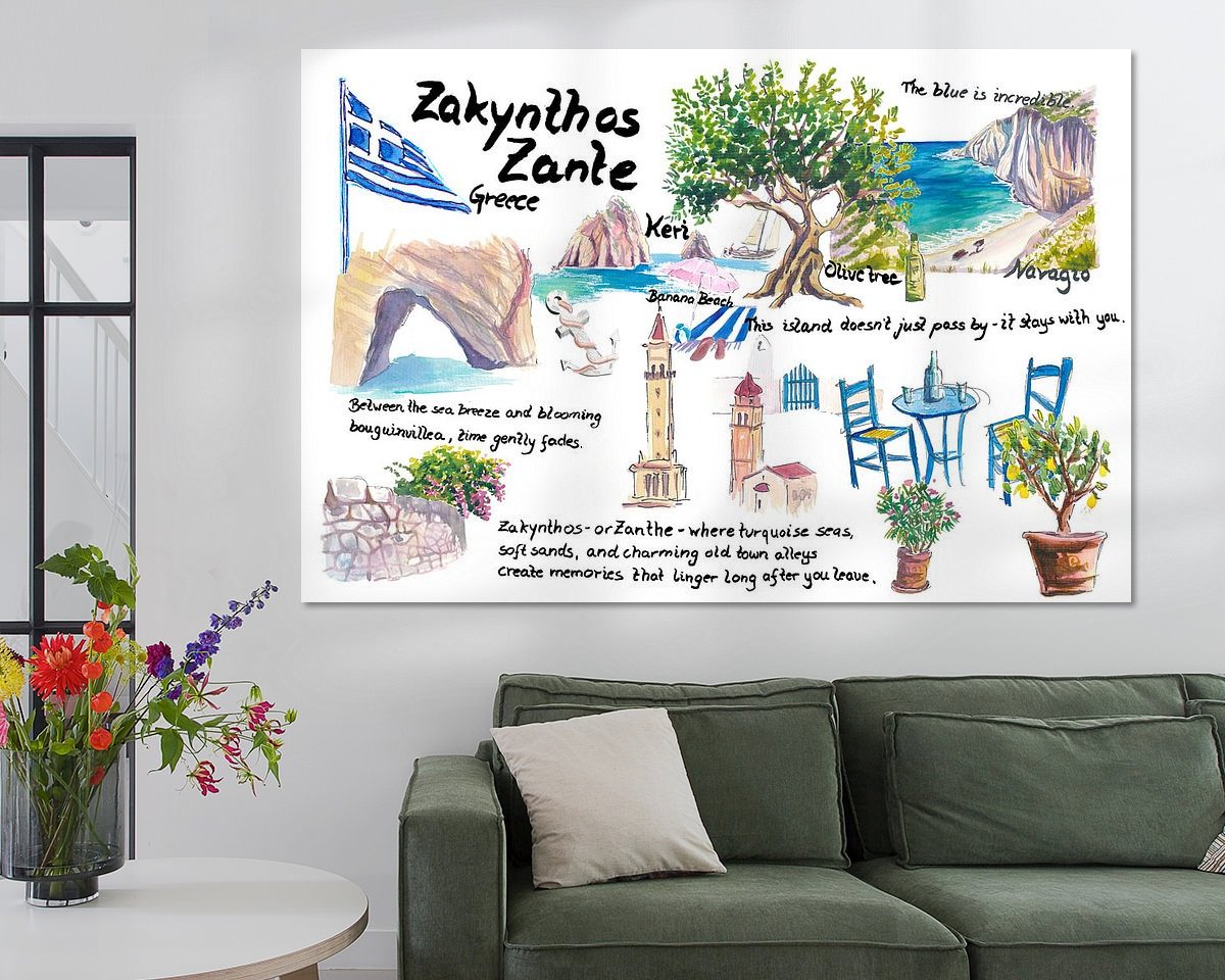 Example of the artwork in a room