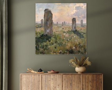 Antike Ruinen Landschaft