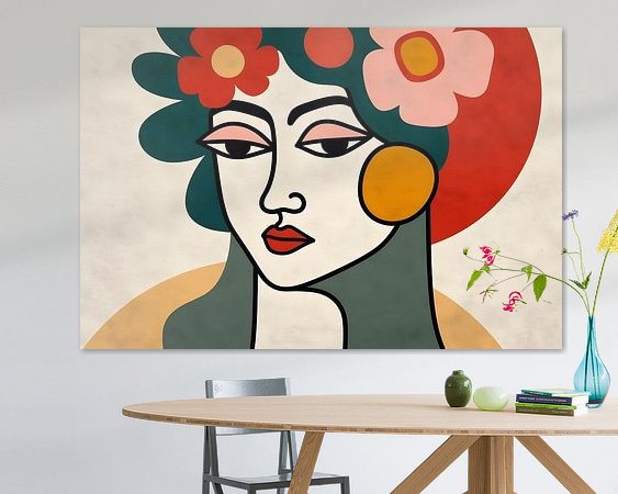 Example of the artwork in a room
