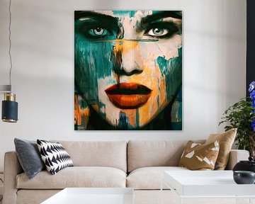 Just Face 897 - Blauwgroen van Team W 32 Gallery