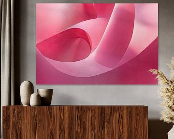 Roze Magenta | Zachte Roze Overlapping van Modern Collection