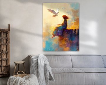 Vrouwen Schilderij | Urban Serenity van ARTEO Schilderijen