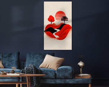 Minimalistische Landschaft von Aniima Illussiya