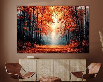Autumn walk in the forest by Art & Soul Creations