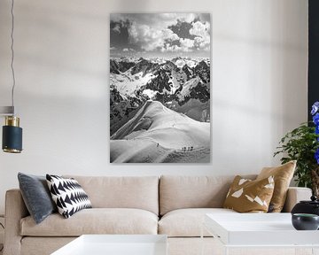 Bergwereld bij Chamonix van Christian Müringer
