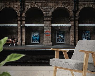 U-Bahn-Station Notting Hill Gate, London von Erwin van Kester